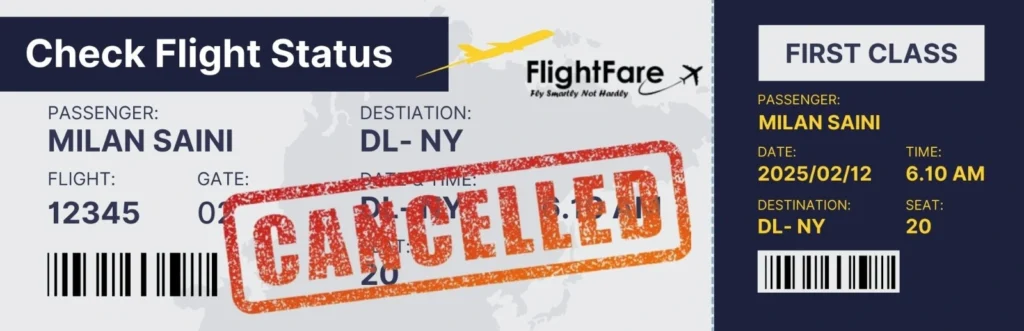 cancel flight ticket