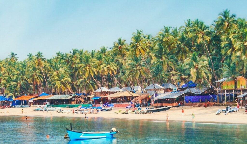 New Delhi To Goa Flight palolem beach