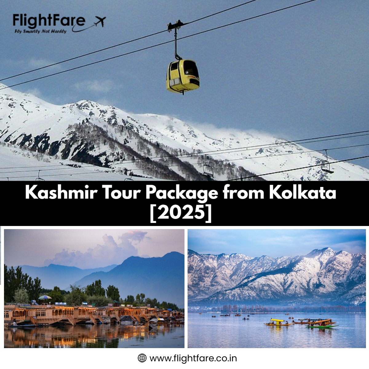 Kashmir Tour Package from Kolkata [2025]