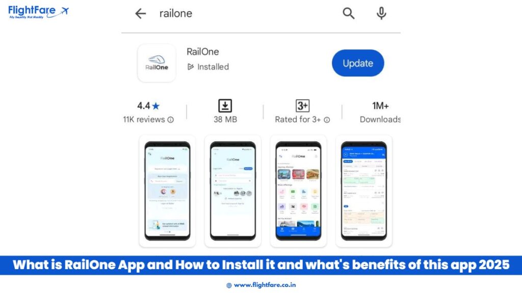 What is RailOne App and How to Install it and what's benefits of this app 2025