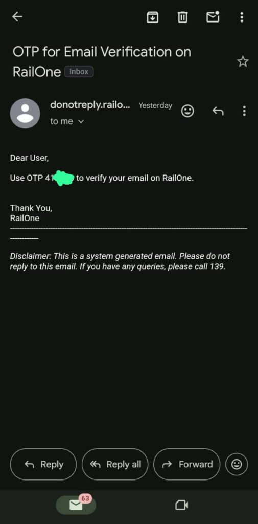 Check your mail